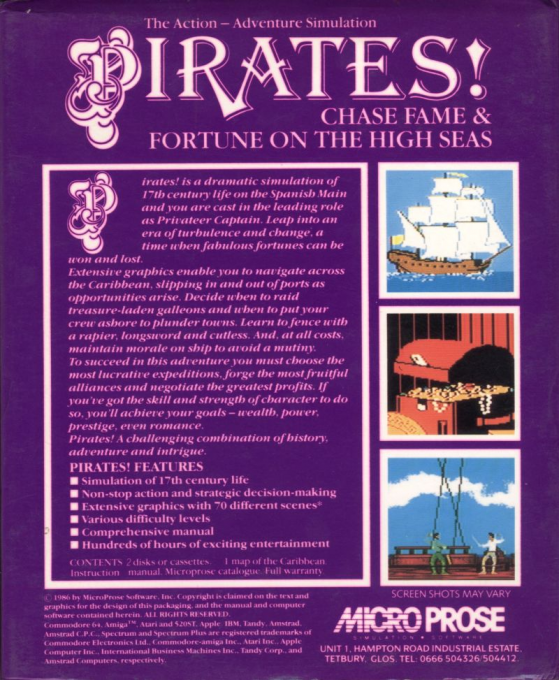 Pirates! - Dos