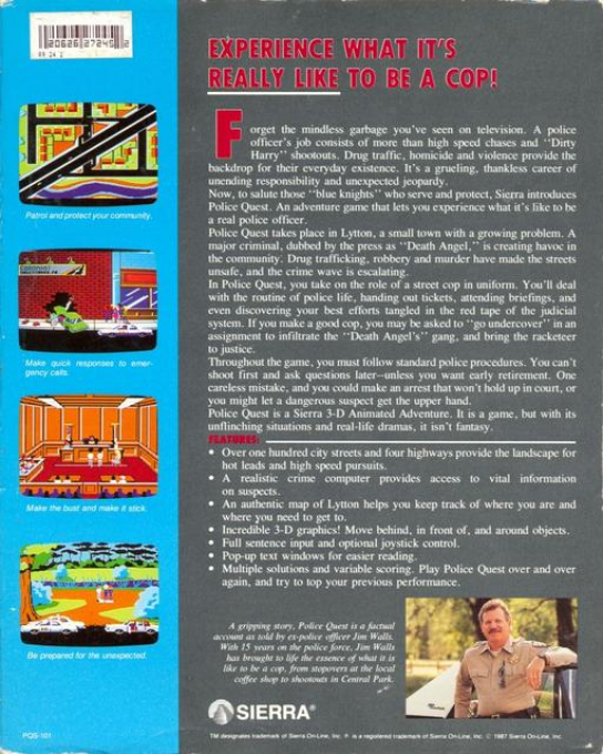 Police Quest - In Pursuit of the Death Angel v2 0b - Dos