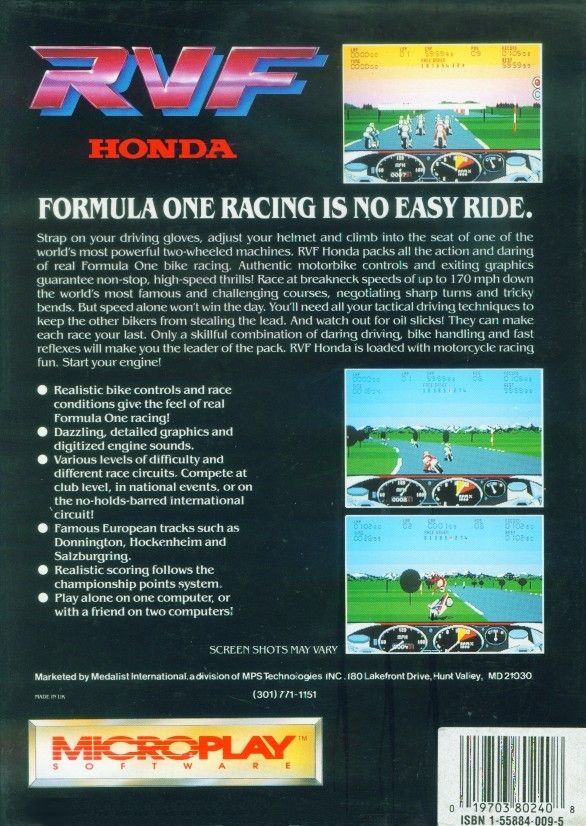RVF Honda - Dos
