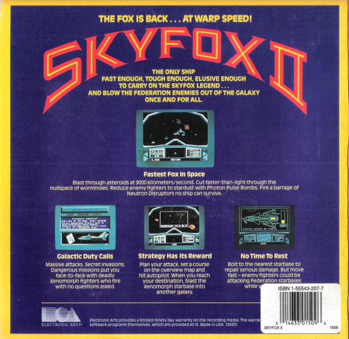 Skyfox 2 - The Cygnus Conflict - Dos