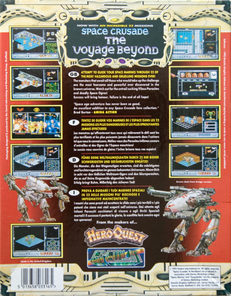 Space Crusade - The Voyage Beyond - Dos