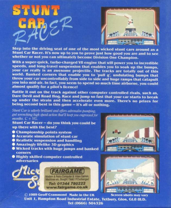 Stunt Car Racer - Dos