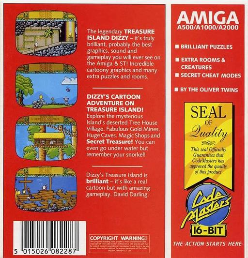 Treasure Island Dizzy - Dos