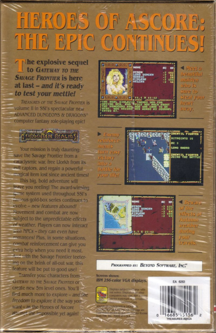 Treasures Of The Savage Frontier - Dos
