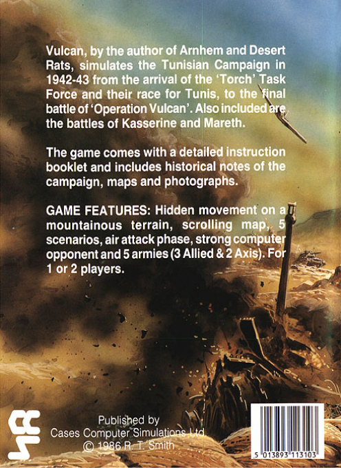 Vulcan - The Tunisian Campaign - Dos