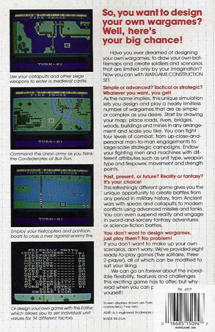 Wargame Construction Set - Dos