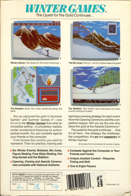 Winter Games - Dos