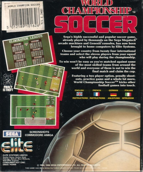 World Championship Soccer - Dos
