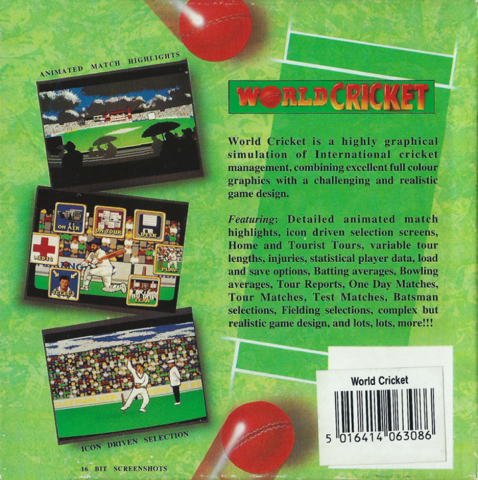 World Cricket - Dos