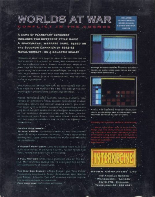 Worlds at War : Conflict in the Cosmos - Dos