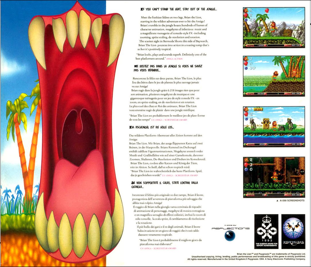 Brian The Lion Starring In Rumble In The Jungle dos