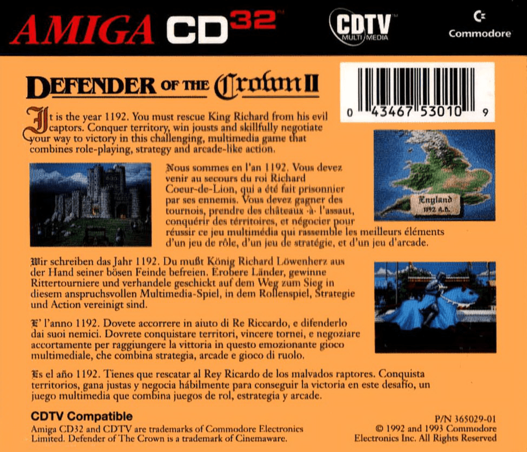 Défenseur De La Couronne 2 - Dos