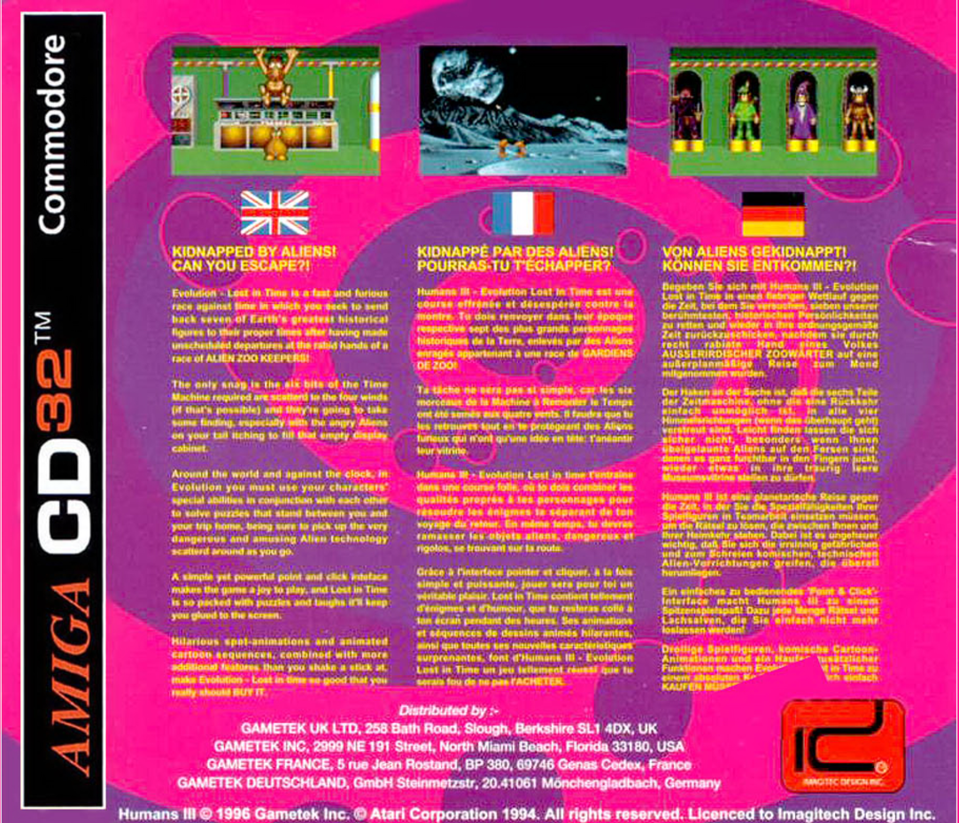 Humans 3 - Evolution Lost In Time - Dos