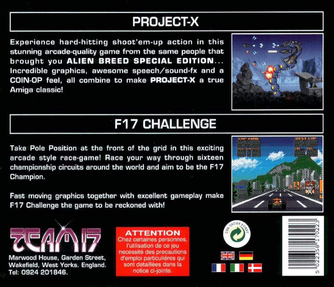 Project-x Special Edition And F17 Challenge dos