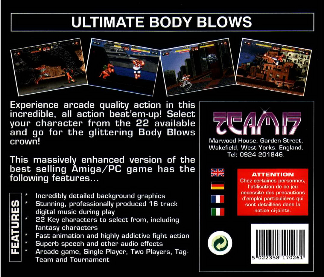 Ultimate Body Blows - Dos