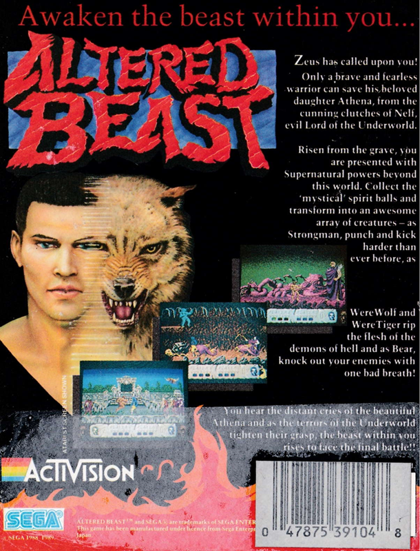 Altered Beast - Dos