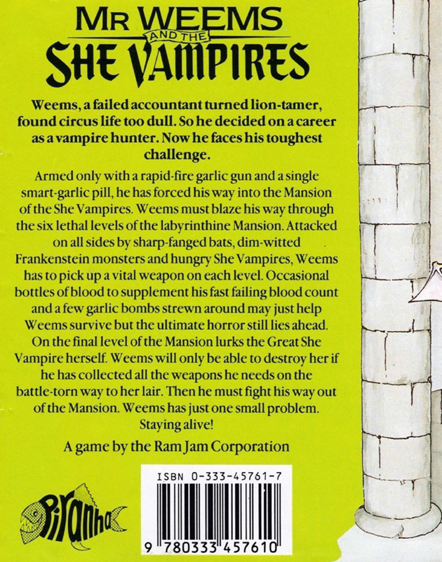 Astonishing Adventures Of Mr. Weems And The She Vampires, The - Dos