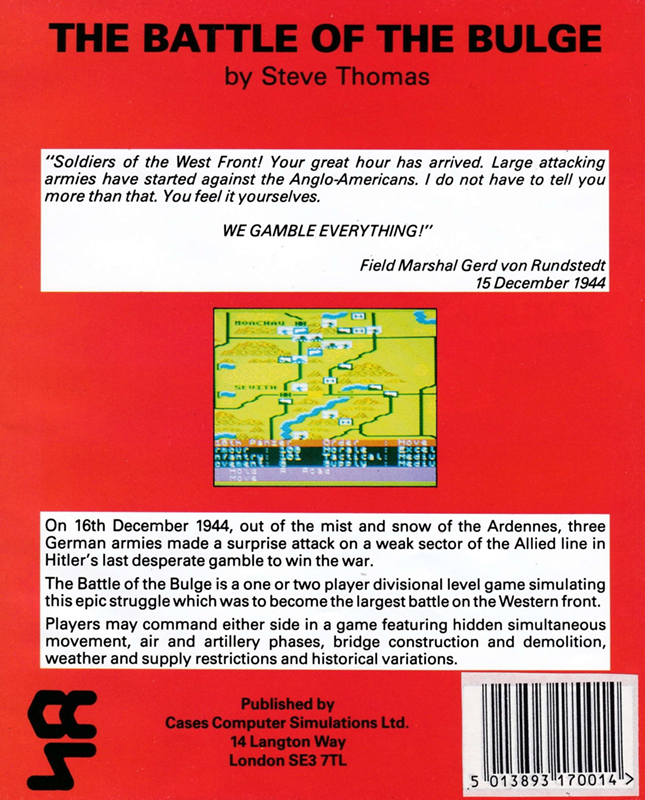 Battle Of The Bulge - Dos