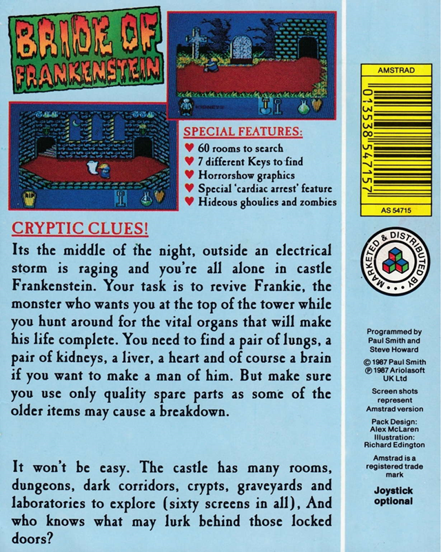 Bride Of Frankenstein - Dos