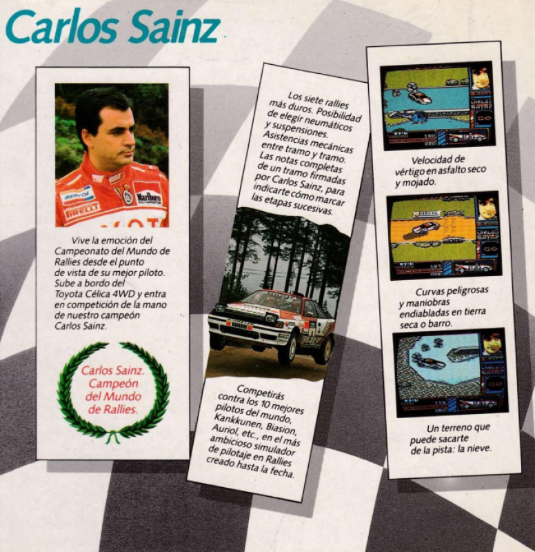 Carlos Sainz - Campeonato del Mundo de Rallies - Dos