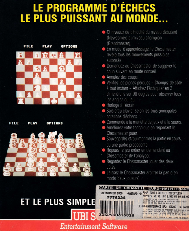 Chessmaster 2000, The - Dos