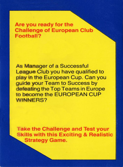 European 2 - The European Cup - Dos