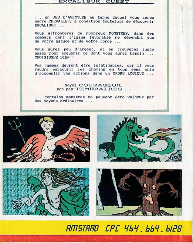 Excalibur Quest - Dos