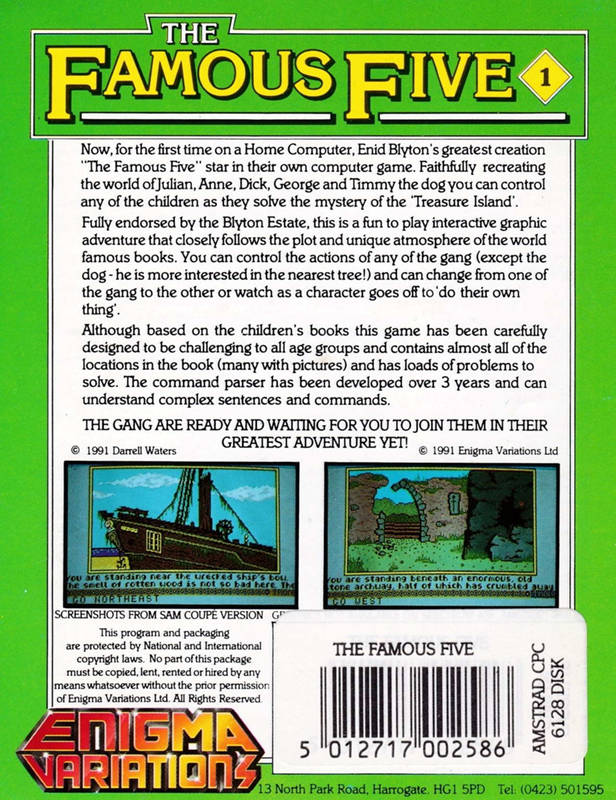 Famous Five, The - Five On A Treasure Island - Dos