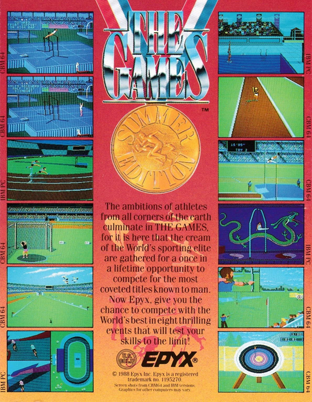 Games, The - Summer Edition - Dos