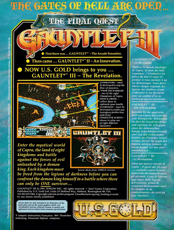 Gauntlet 3 - The Final Quest - Dos