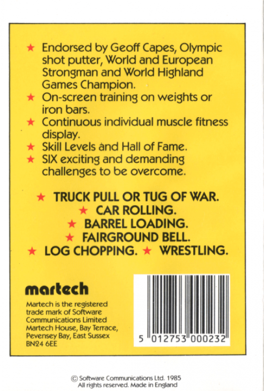 Geoff Capes Strongman - Dos