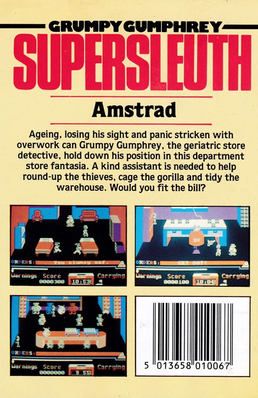 Grumpy Gumphrey Supersleuth - Dos