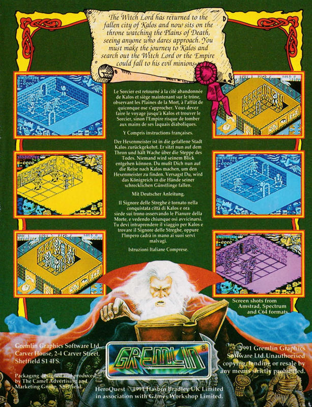 HeroQuest - Return Of The Witch Lord - Dos