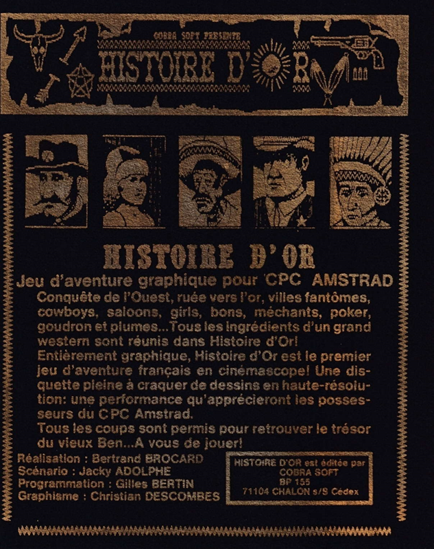 Histoire D'or - Dos
