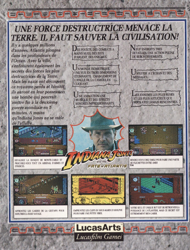 Indiana Jones and the Fate of Atlantis - The Action Game - Dos