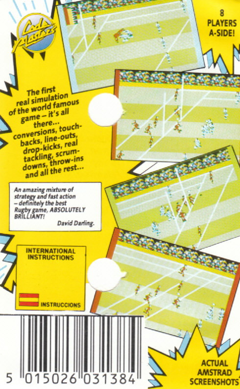 International Rugby Simulator - Dos