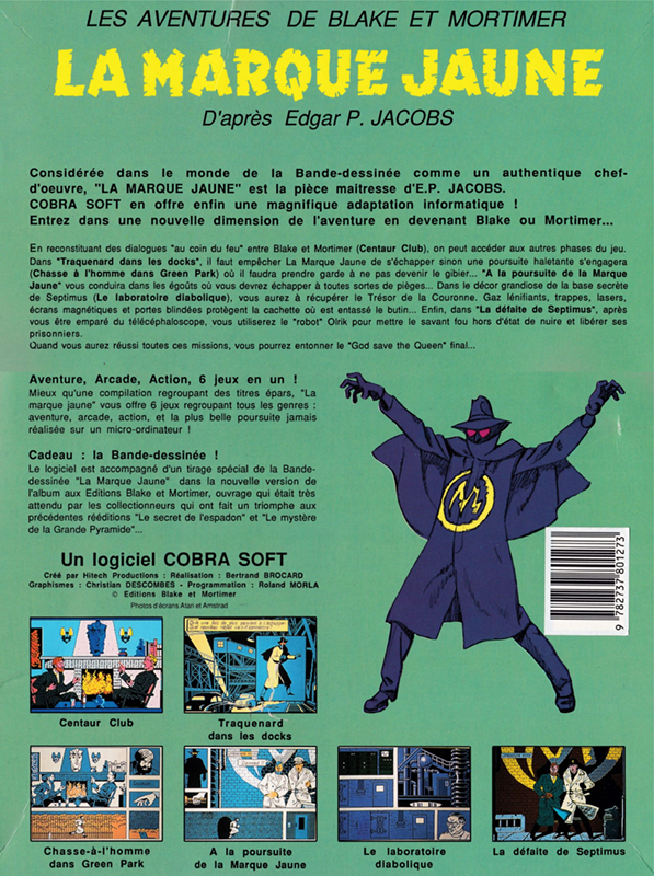 La Marque Jaune - Dos