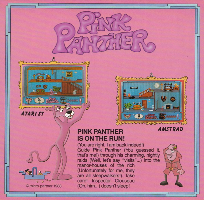 La Panthère rose - Dos