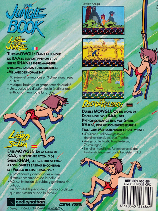 Le livre De La Jungle - Dos