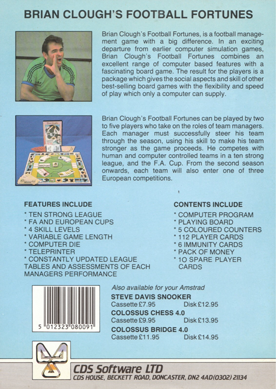 Les Fortunes Du Football - Dos