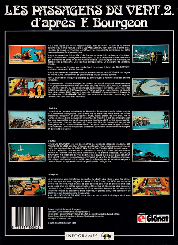 Les Passagers Du Vent 2 - Dos
