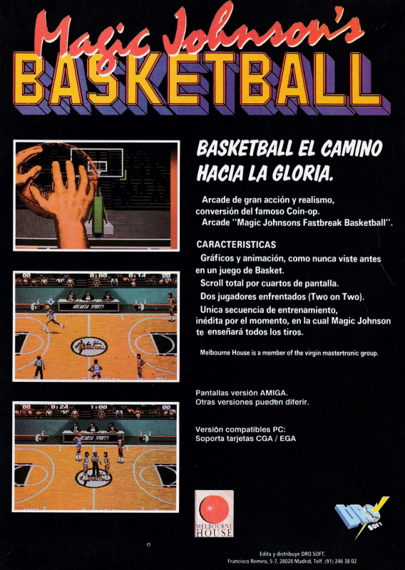 Magic Johnson's Basketball - Dos