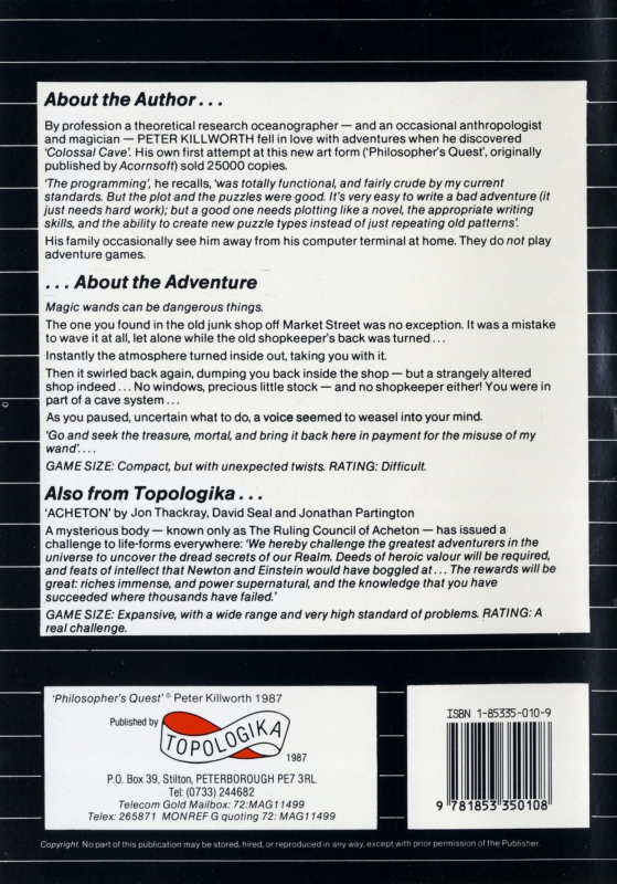 Philosopher's Quest - Dos