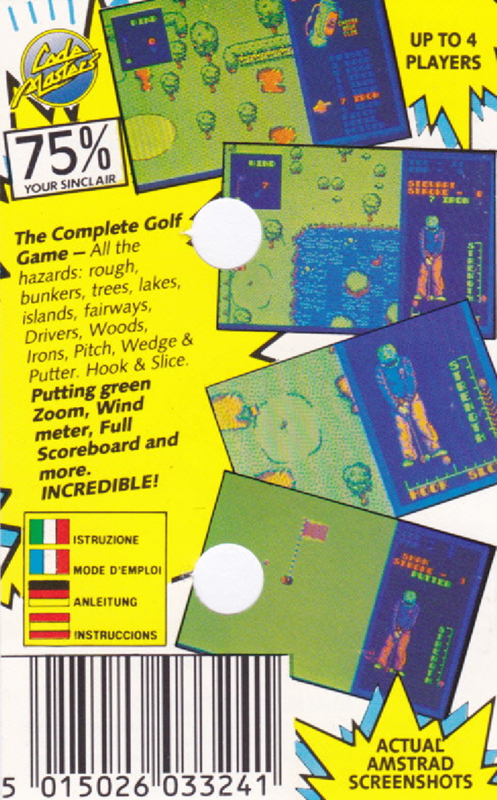 Pro Golf Simulator - Dos