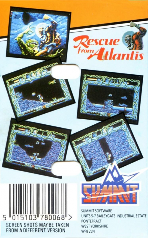 Rescue From Atlantis - Dos