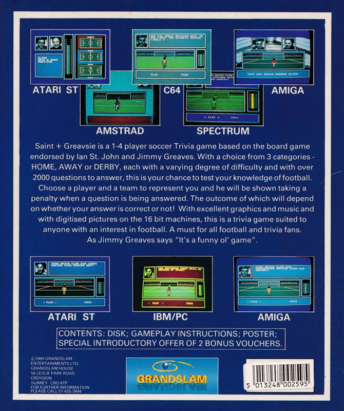 Saint And Greavsie - Dos