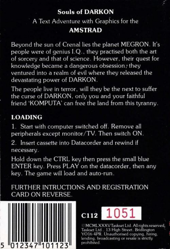 Souls Of Darkon - Dos