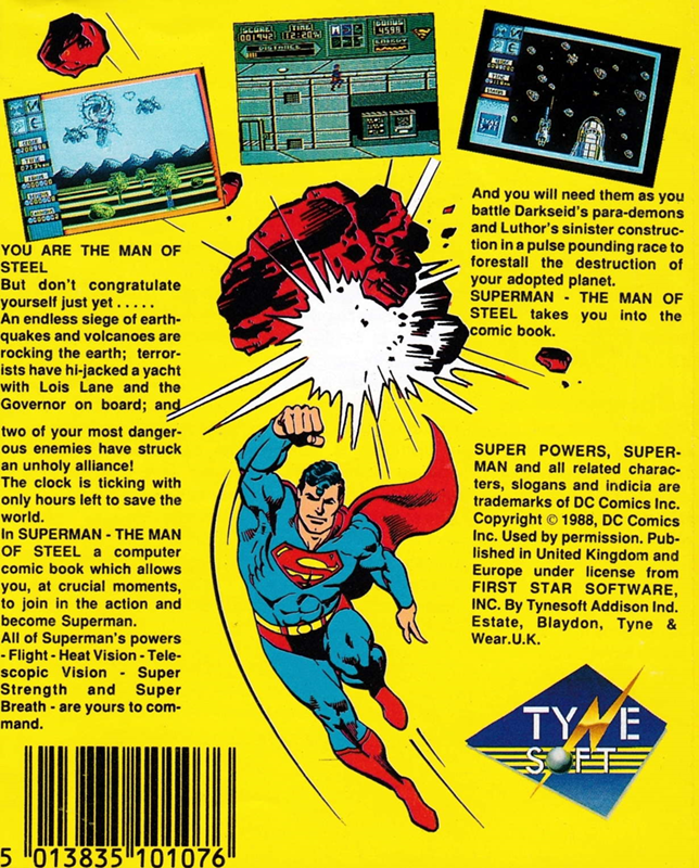 Superman - The Man Of Steel - Dos