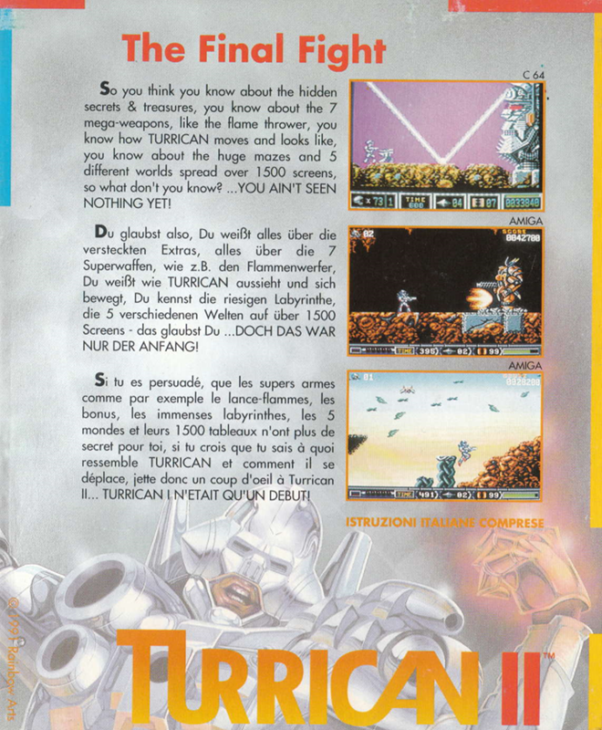 Turrican 2 - The Final Fight dos