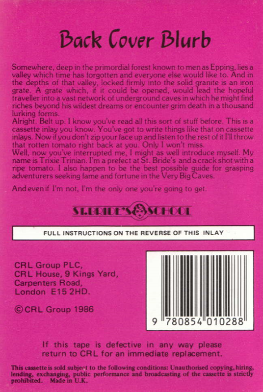 Very Big Cave Adventure, The - Dos